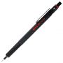Ołówek automatyczny rOtring 600 metalowy 0.5mm, czarny - 2